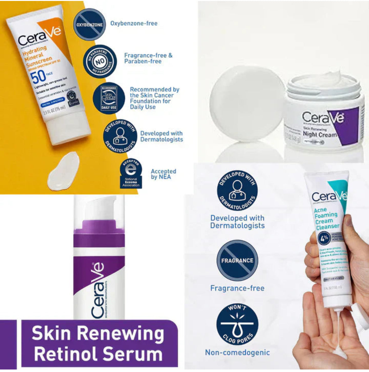 CeraVe 4 in 1 Bundle